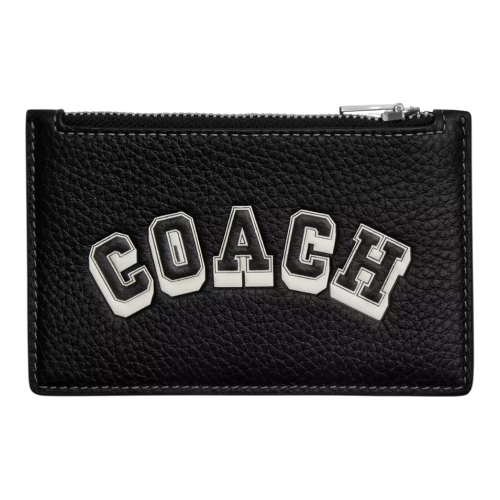 Coach Zip Card Case with Motif